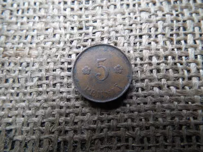 Finnország 5 Pennia 1930