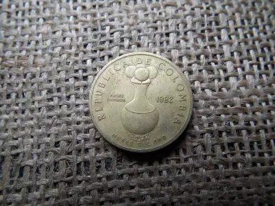 Kolumbia 20 pesos 1982  , peso 