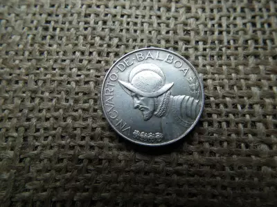 Panama , ezüst 1/4 balboa 1933 , ritkább évszám ! 