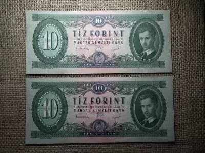 10 forint 1949 , gyönyörű , ritka , 2 db sorszámkövető , ef 