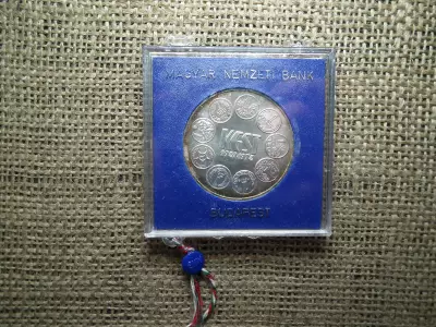 MNB tokos , ezüst 100 forint 1974 , KGST , extra 