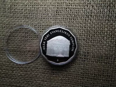 Ezüst 5000 forint 2011 PP , Deák Téri templom 