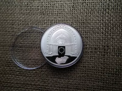 Magyarország Csatlakozása Az Európai Unióhoz ezüst PP , 999/1000 , 31,22 g , 1 uncia