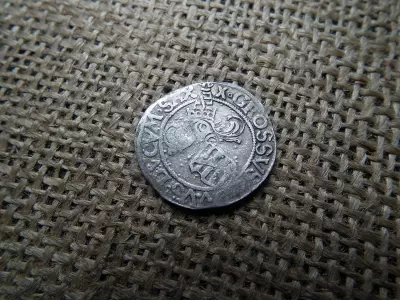 Ezüst Groschen , grossus , Zinsgroschen - Frederick III, John, and George 1507 - 1525 , ezüst , ritka 