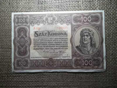 100 korona 1920 