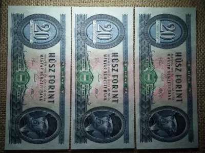 20 forint 1969 UNC - a UNC , ár/db , több db esetén sorszámkövetőben megy ! 
