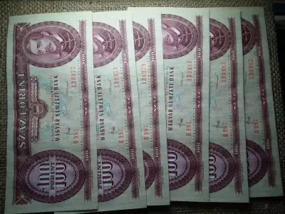 100 forint 1984 UNC - aUNC , ár / db ! Több db esetén sorszámkövetőben megy 