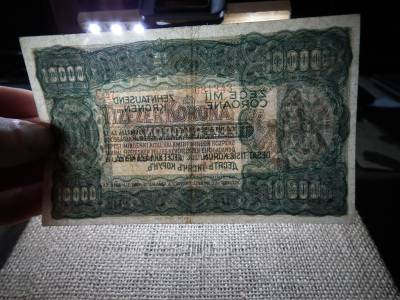 10000 korona 1923 , Orell , gyönyörű , nagyon szép eredti tartás ! 