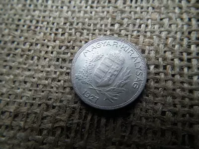 Ezüst 1 pengő 1927 , extra 