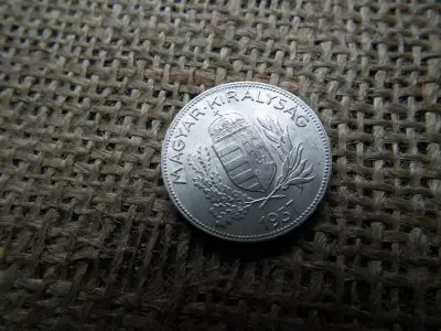 Ezüst 1 pengő 1937 , extra 