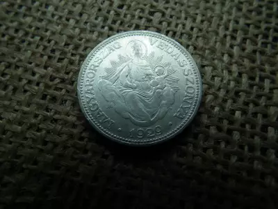Ezüst 2 pengő 1929 , szép 